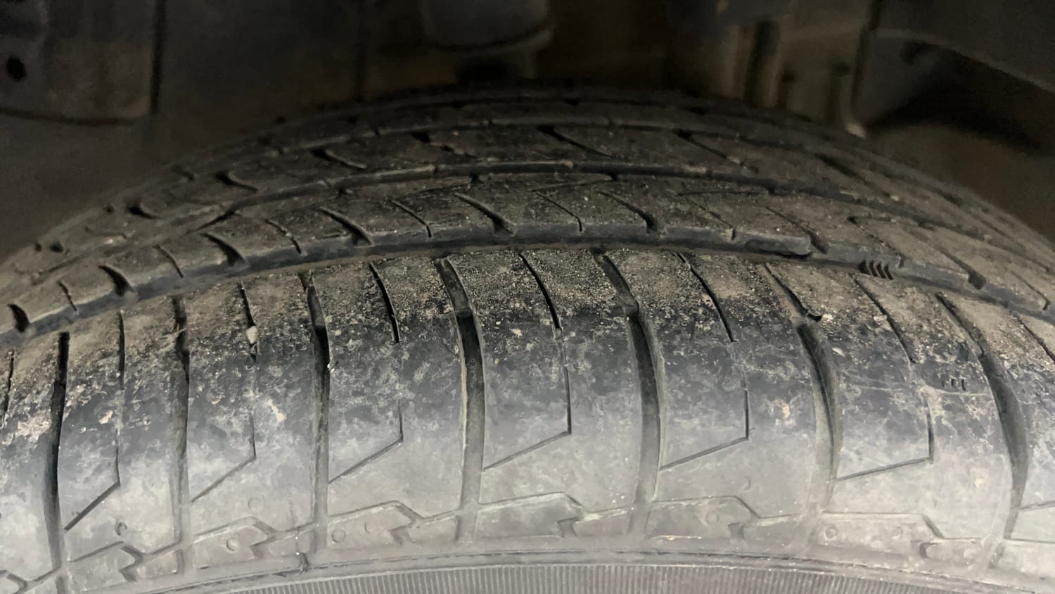 Used 2021 Tata Nexon XZ Plus (O) Diesel Diesel Manual tyres LEFT REAR TYRE TREAD VIEW