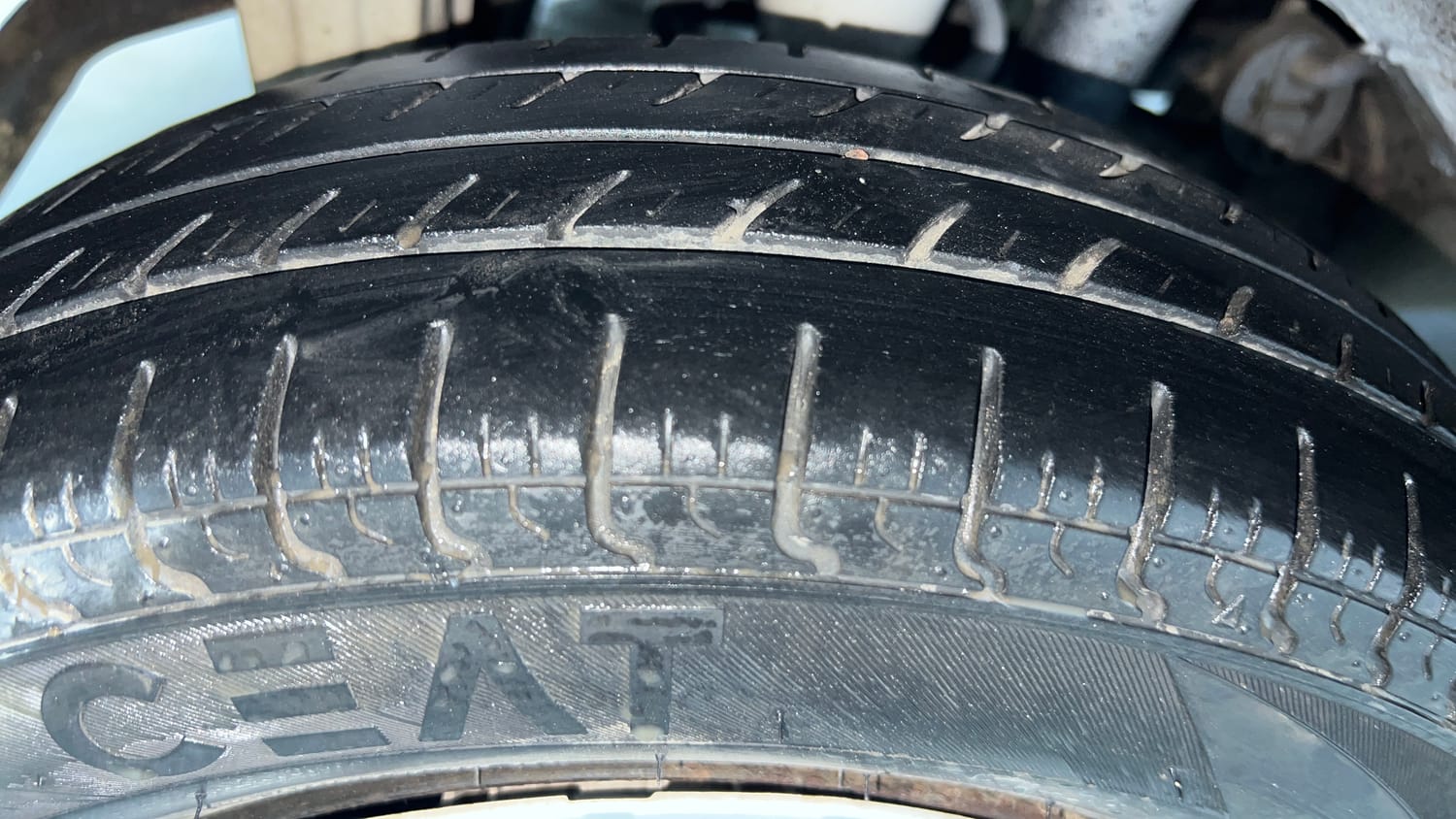 Used 2017 Maruti Suzuki Alto 800 VXi Petrol Manual tyres RIGHT REAR TYRE TREAD VIEW