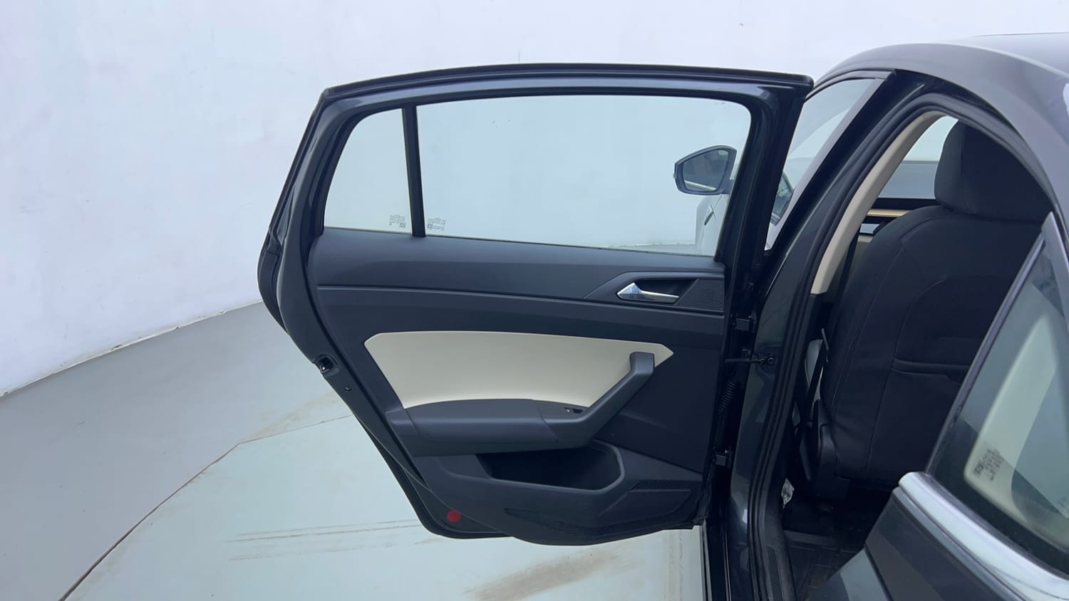 Used 2022 Skoda Slavia Style 1.0L TSI AT Petrol Automatic interior LEFT REAR DOOR OPEN VIEW