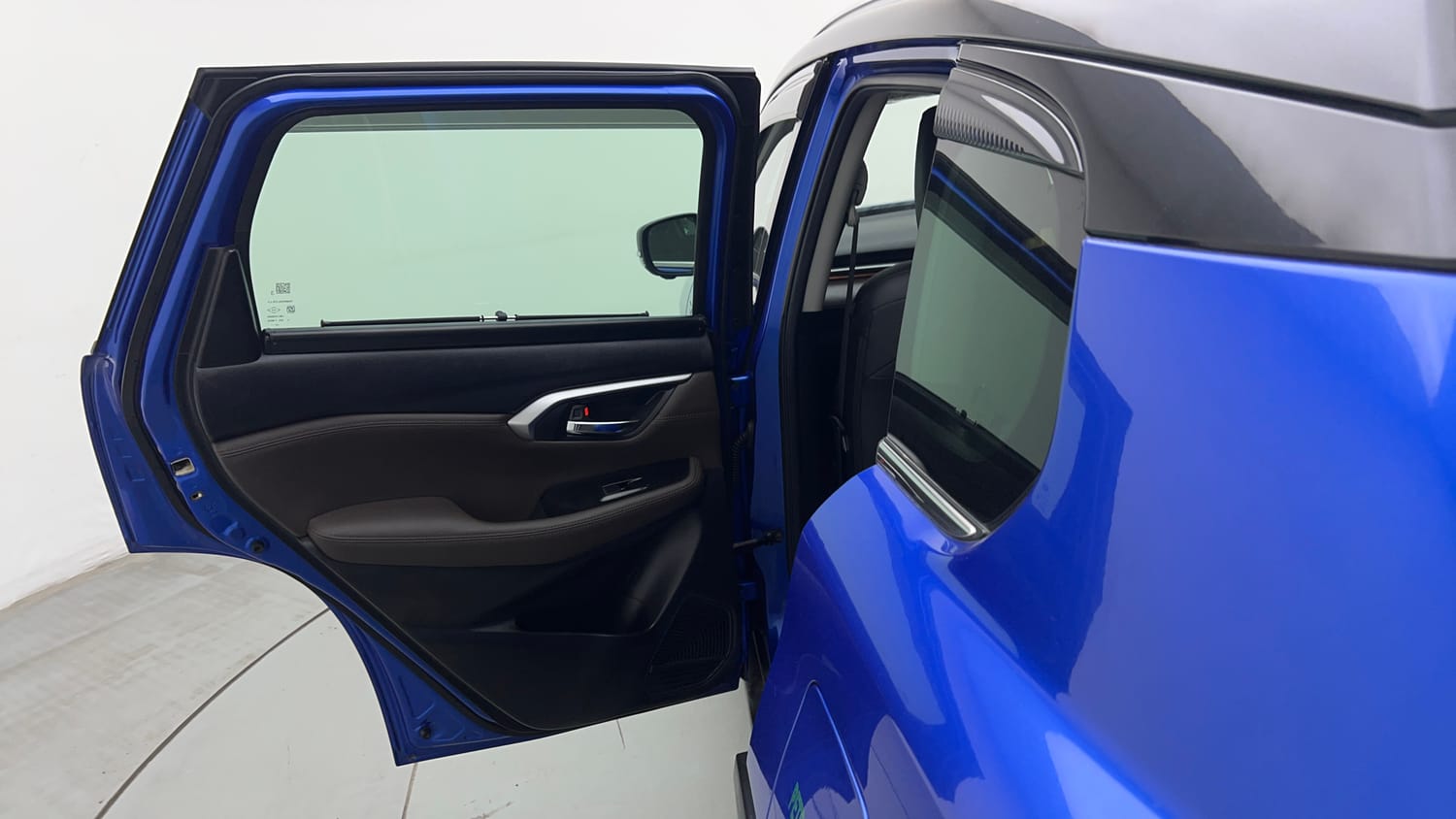 Used 2023 Toyota Urban Cruiser Hyryder V Hybrid Dual Tone Hybrid Automatic interior LEFT REAR DOOR OPEN VIEW