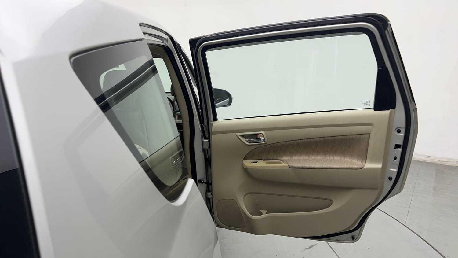 Used 2014 Maruti Suzuki Ertiga ZXi Petrol Manual interior RIGHT REAR DOOR OPEN VIEW