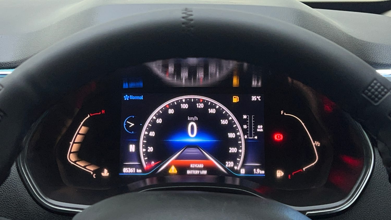 Used 2023 Renault Kiger RXZ AMT Petrol Automatic interior CLUSTERMETER VIEW