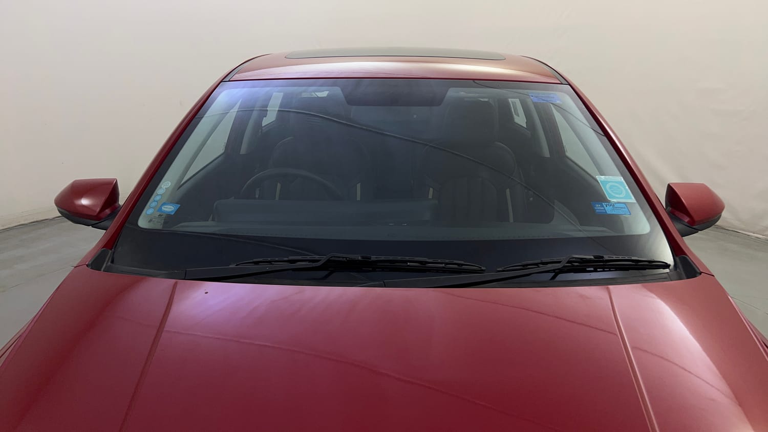 Used 2023 Hyundai Verna SX 1.5 Petrol MT Petrol Manual exterior FRONT WINDSHIELD VIEW