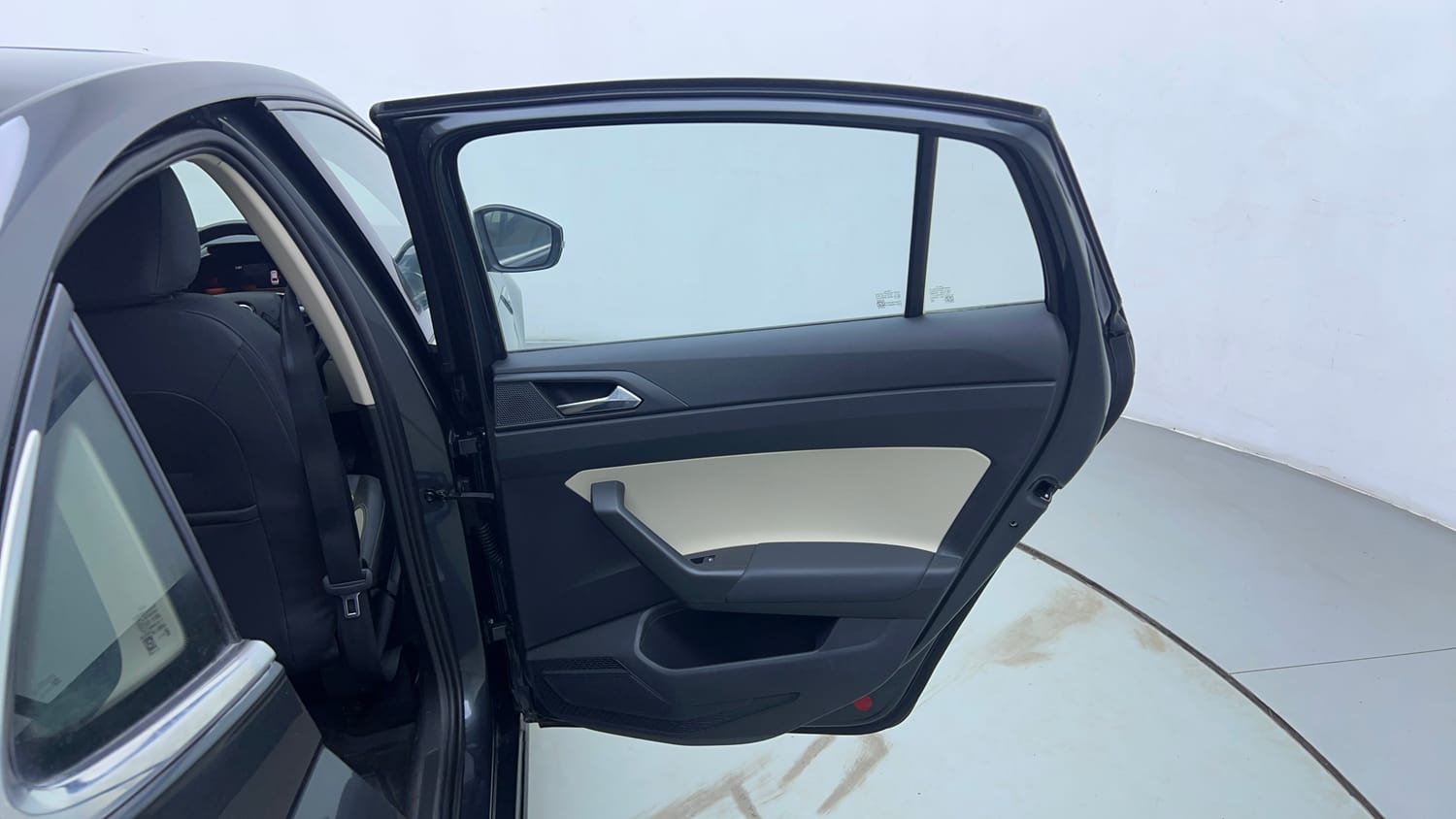 Used 2022 Skoda Slavia Style 1.0L TSI AT Petrol Automatic interior RIGHT REAR DOOR OPEN VIEW