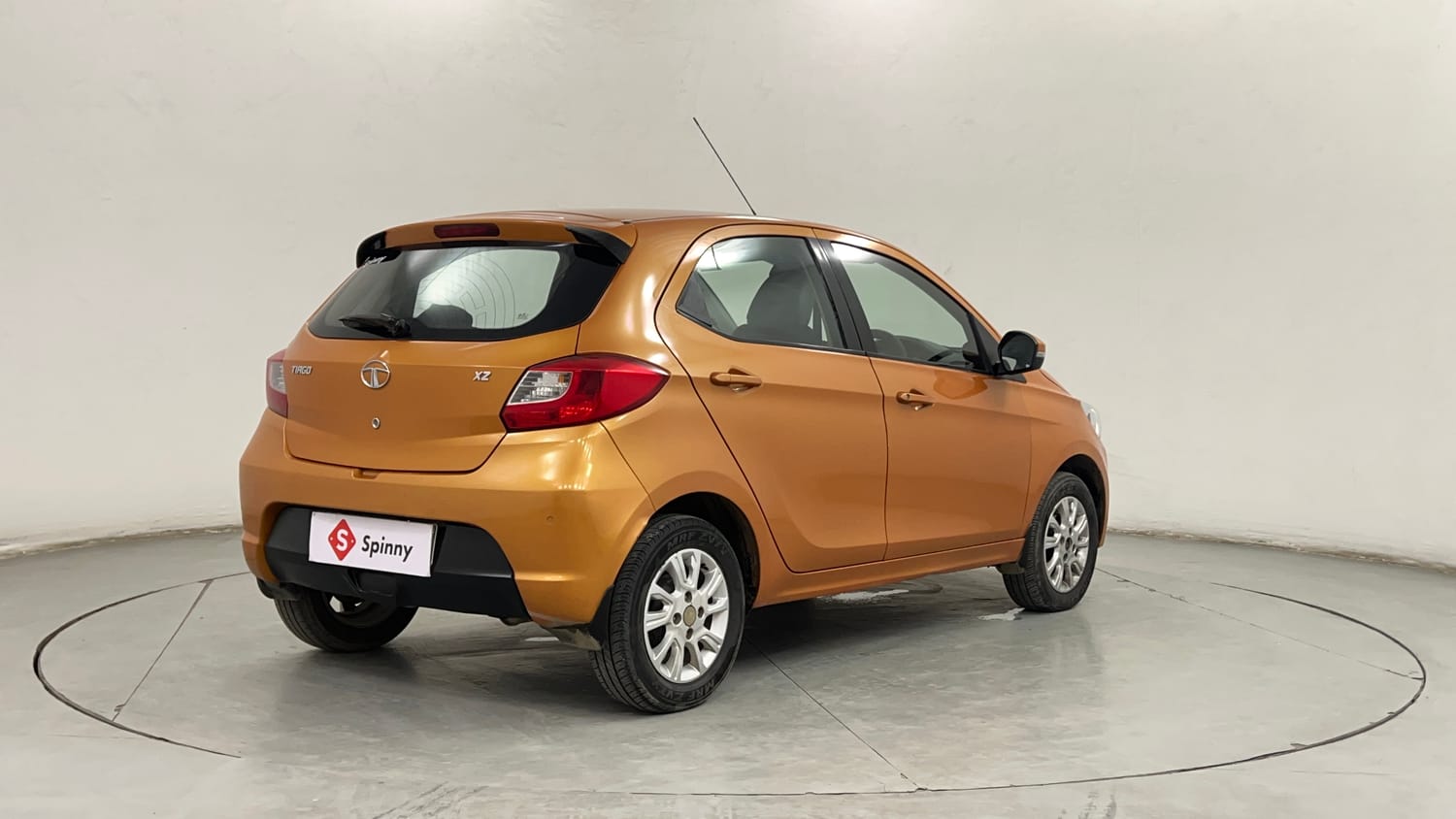 Used 2016 Tata Tiago Revotron XZ Petrol Manual exterior RIGHT REAR CORNER VIEW