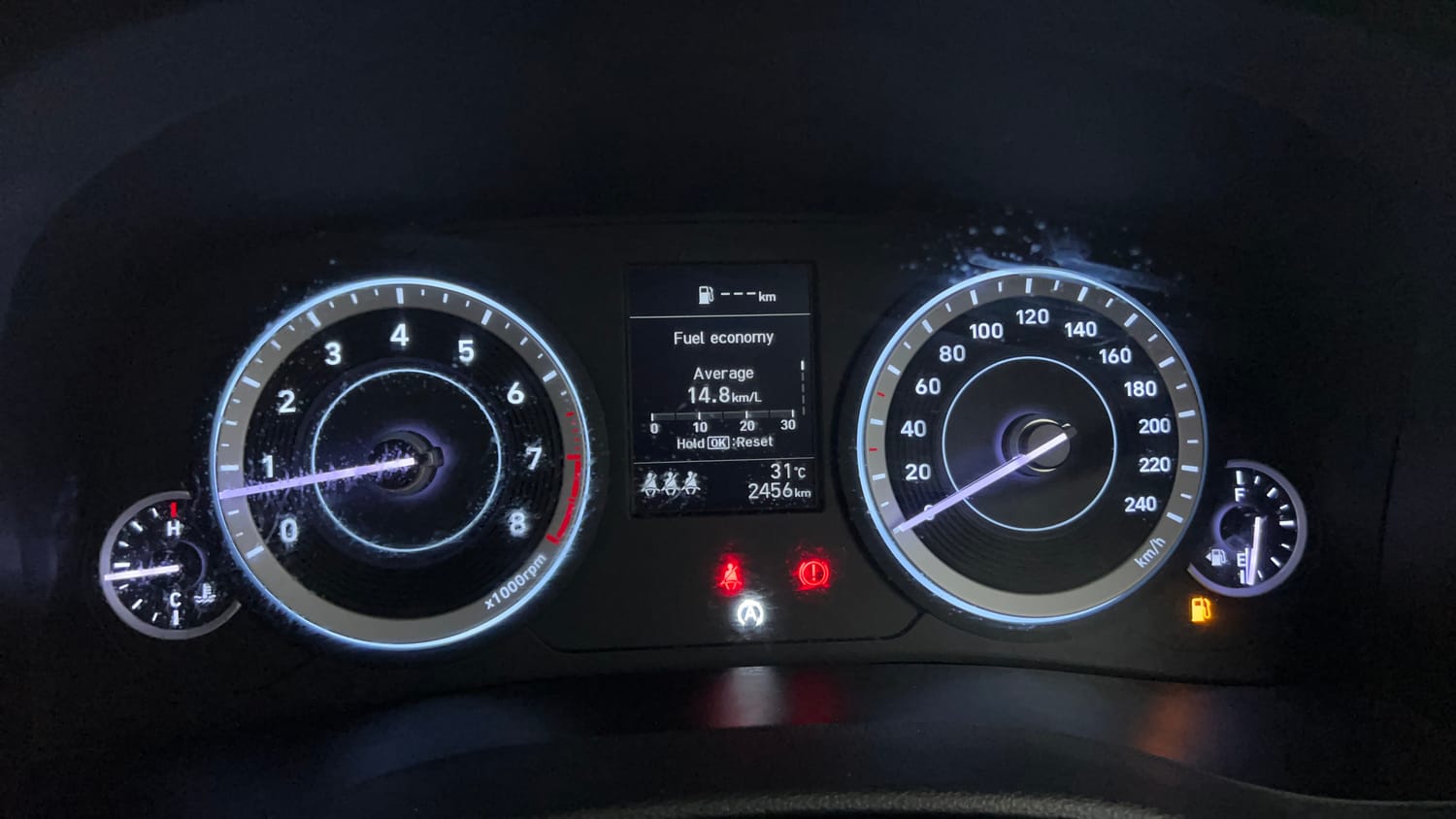 Used 2023 Hyundai Creta S Plus 1.5 Petrol Knight Petrol Manual interior CLUSTERMETER VIEW