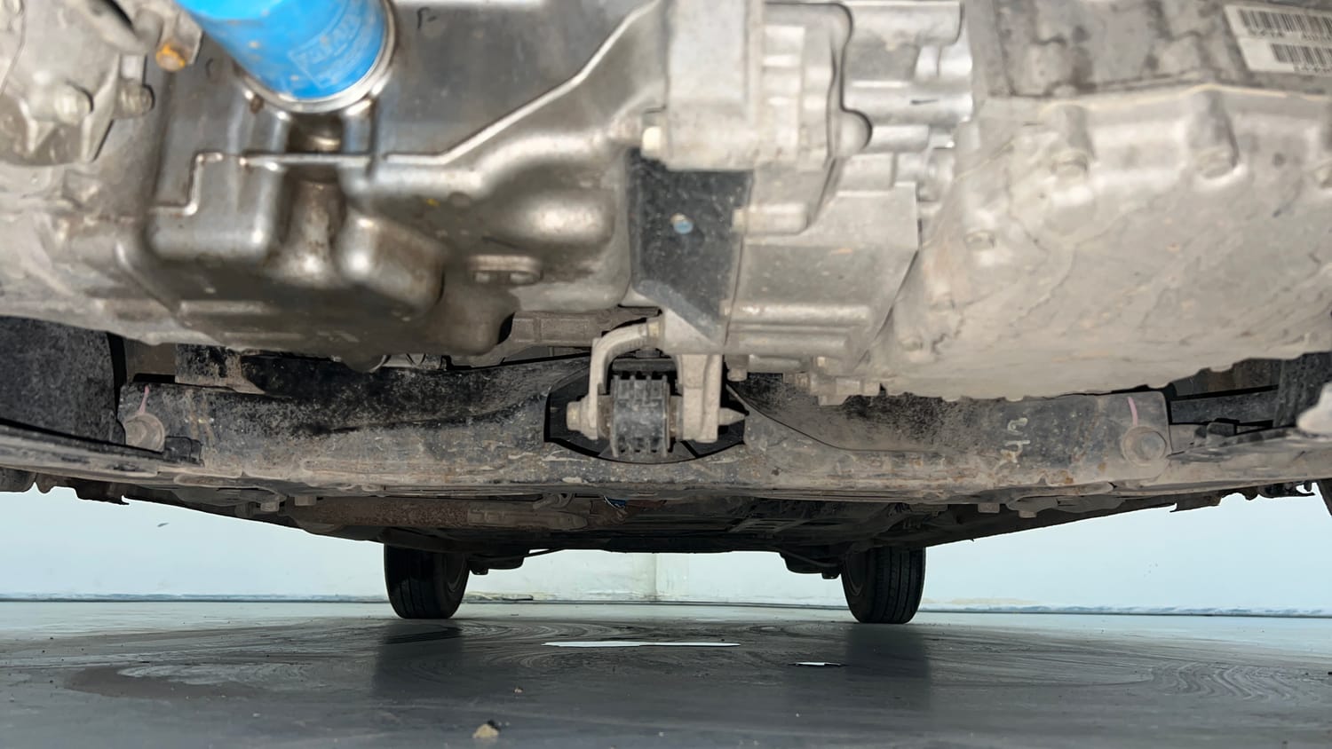 Used 2022 Honda Jazz ZX CVT Petrol Automatic extra FRONT LEFT UNDERBODY VIEW