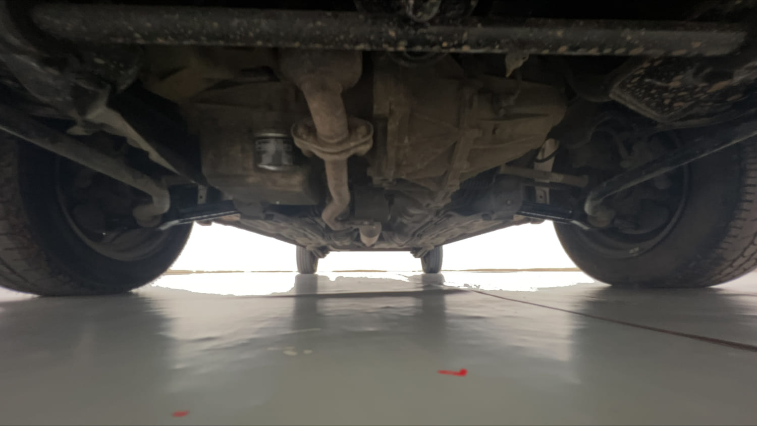 Used 2015 Maruti Suzuki Alto K10 VXi AMT Petrol Automatic extra FRONT LEFT UNDERBODY VIEW