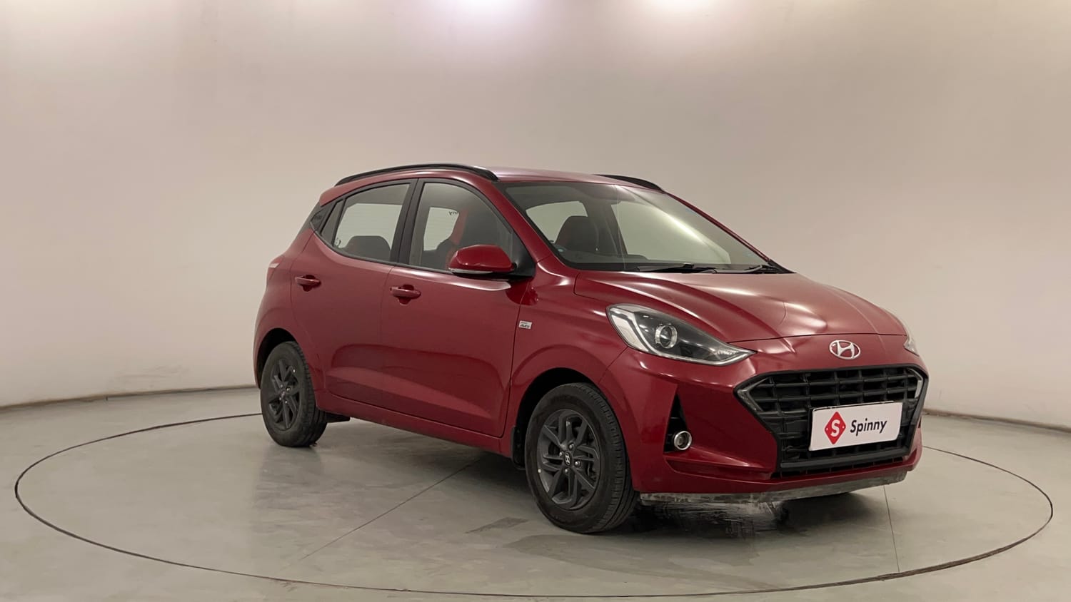 Used 2020 Hyundai Grand i10 Nios Sportz AMT 1.2 Kappa VTVT Petrol Automatic exterior RIGHT FRONT CORNER VIEW