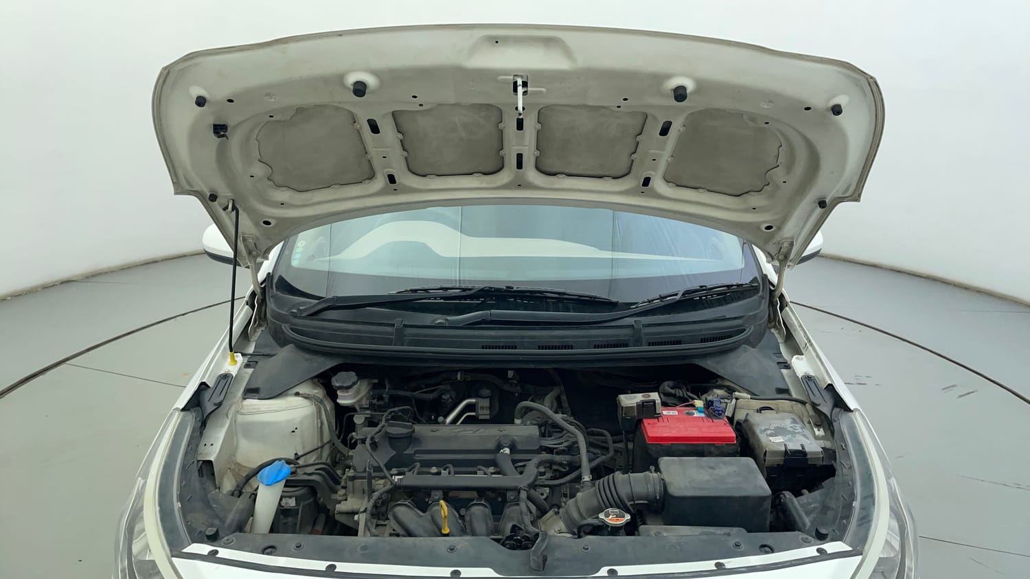 Used 2017 Hyundai Elite i20 Magna Executive 1.2 Petrol Manual engine ENGINE & BONNET OPEN FRONT VIEW