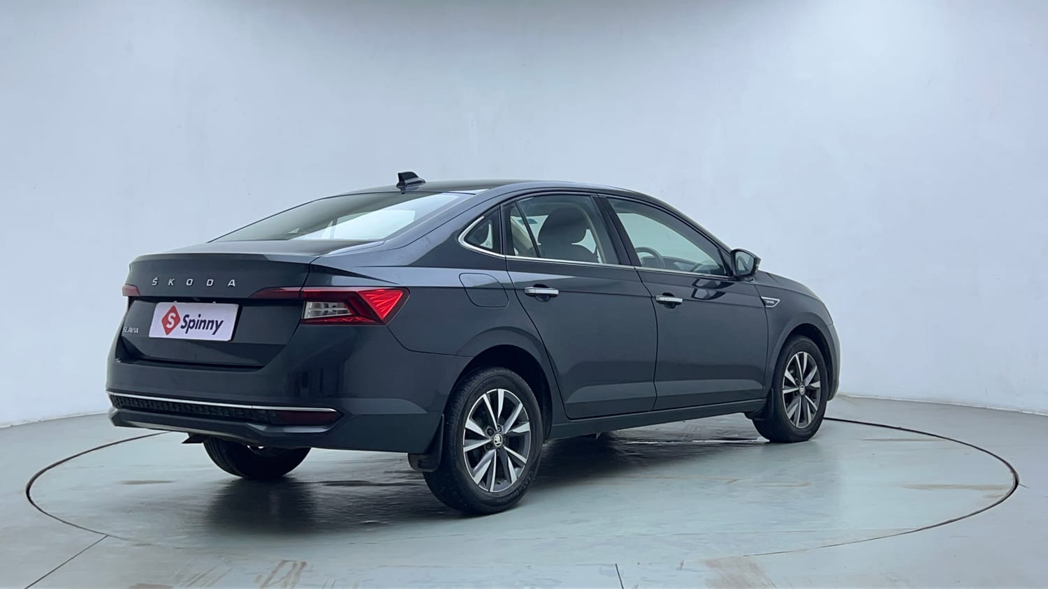 Used 2022 Skoda Slavia Style 1.0L TSI AT Petrol Automatic exterior RIGHT REAR CORNER VIEW