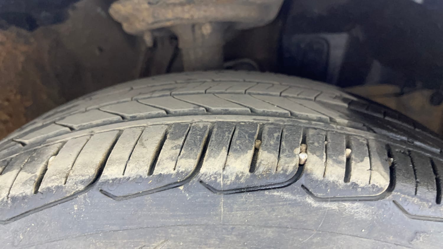 Used 2022 Honda City ZX CVT Petrol Petrol Automatic tyres RIGHT FRONT TYRE TREAD VIEW