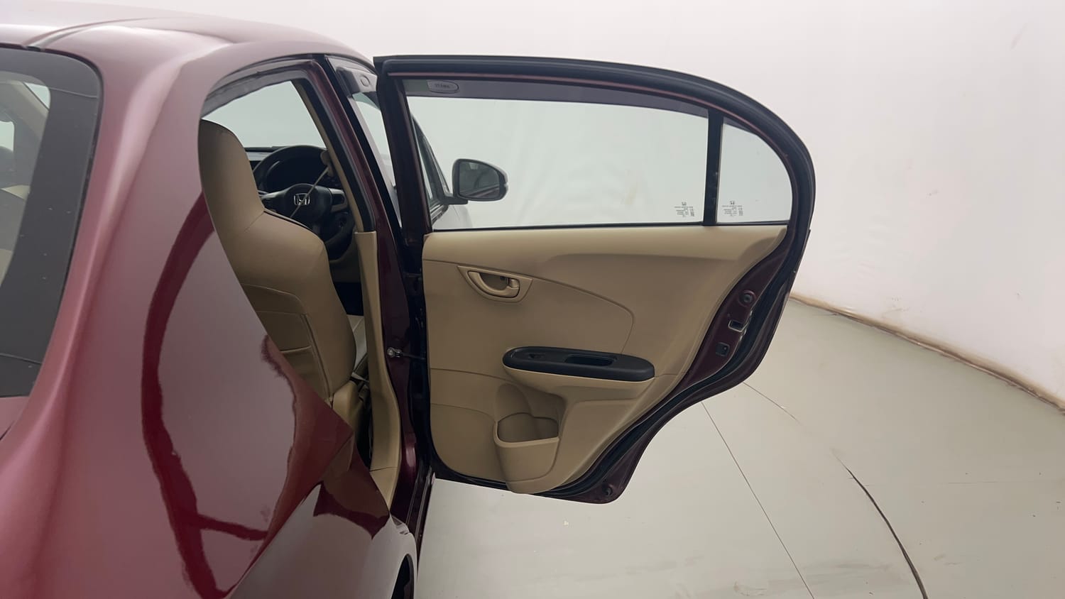 Used 2017 Honda Amaze 1.2 S i-VTEC Opt Petrol Manual interior RIGHT REAR DOOR OPEN VIEW