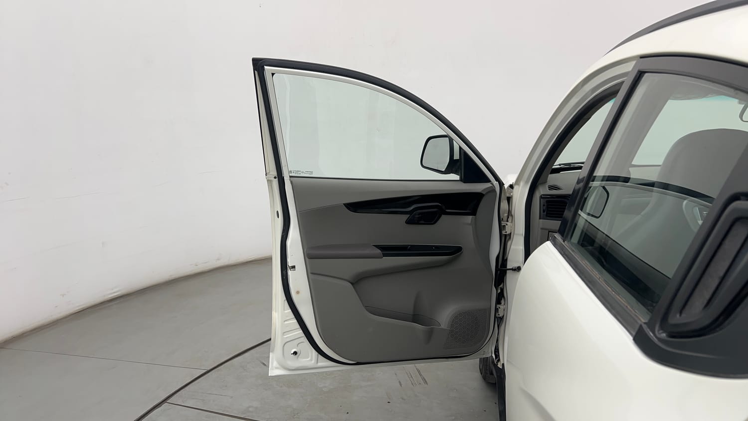 Used 2017 Mahindra KUV100 K6 6 STR Petrol Manual interior LEFT FRONT DOOR OPEN VIEW