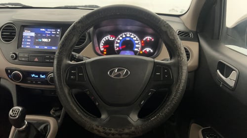 Used 2017 Hyundai Grand i10 Asta 1.2 Kappa VTVT Petrol Manual interior STEERING VIEW