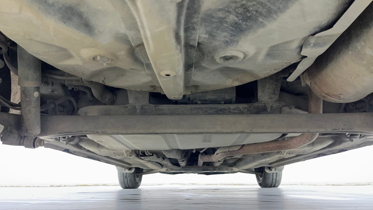 Used 2012 Hyundai i20 Sportz 1.2 Petrol Manual extra REAR UNDERBODY VIEW (TAKEN FROM REAR)
