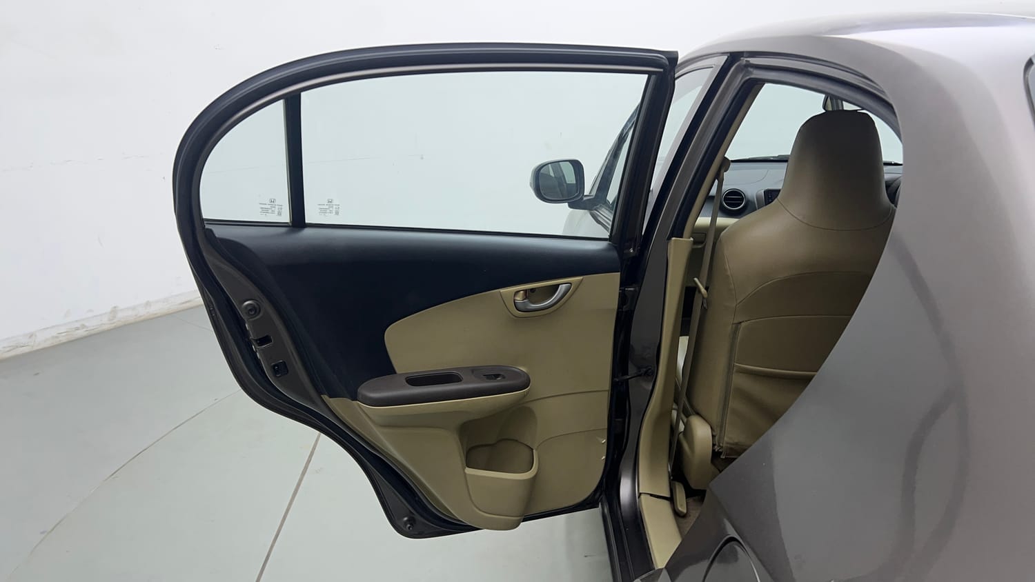 Used 2013 Honda Amaze 1.2 VX AT i-VTEC Petrol Automatic interior LEFT REAR DOOR OPEN VIEW
