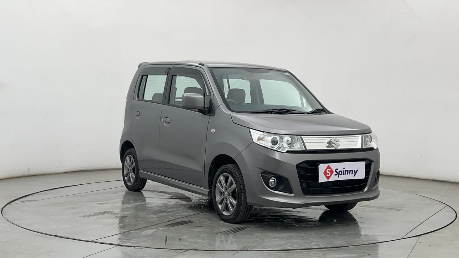 Used 2017 Maruti Suzuki Wagon R VXI+ Petrol Manual exterior RIGHT FRONT CORNER VIEW