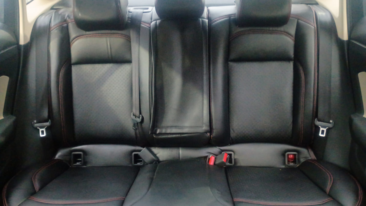 Used 2023 Skoda Slavia Ambition 1.0L TSI MT Petrol Manual interior REAR SEAT CONDITION VIEW