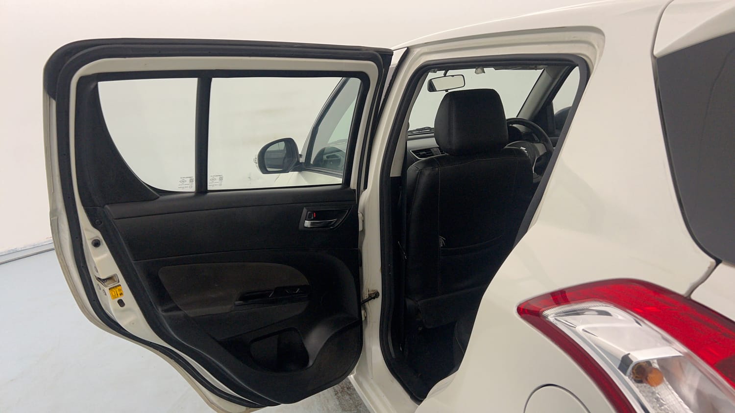 Used 2012 Maruti Suzuki Swift VXi Petrol Manual interior LEFT REAR DOOR OPEN VIEW