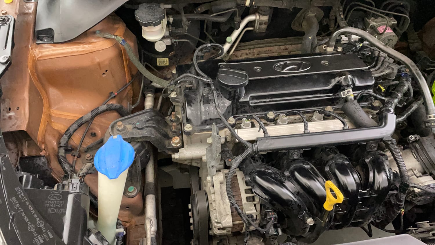 Used 2016 Hyundai i20 Active 1.2 SX Petrol Manual engine ENGINE RIGHT SIDE VIEW