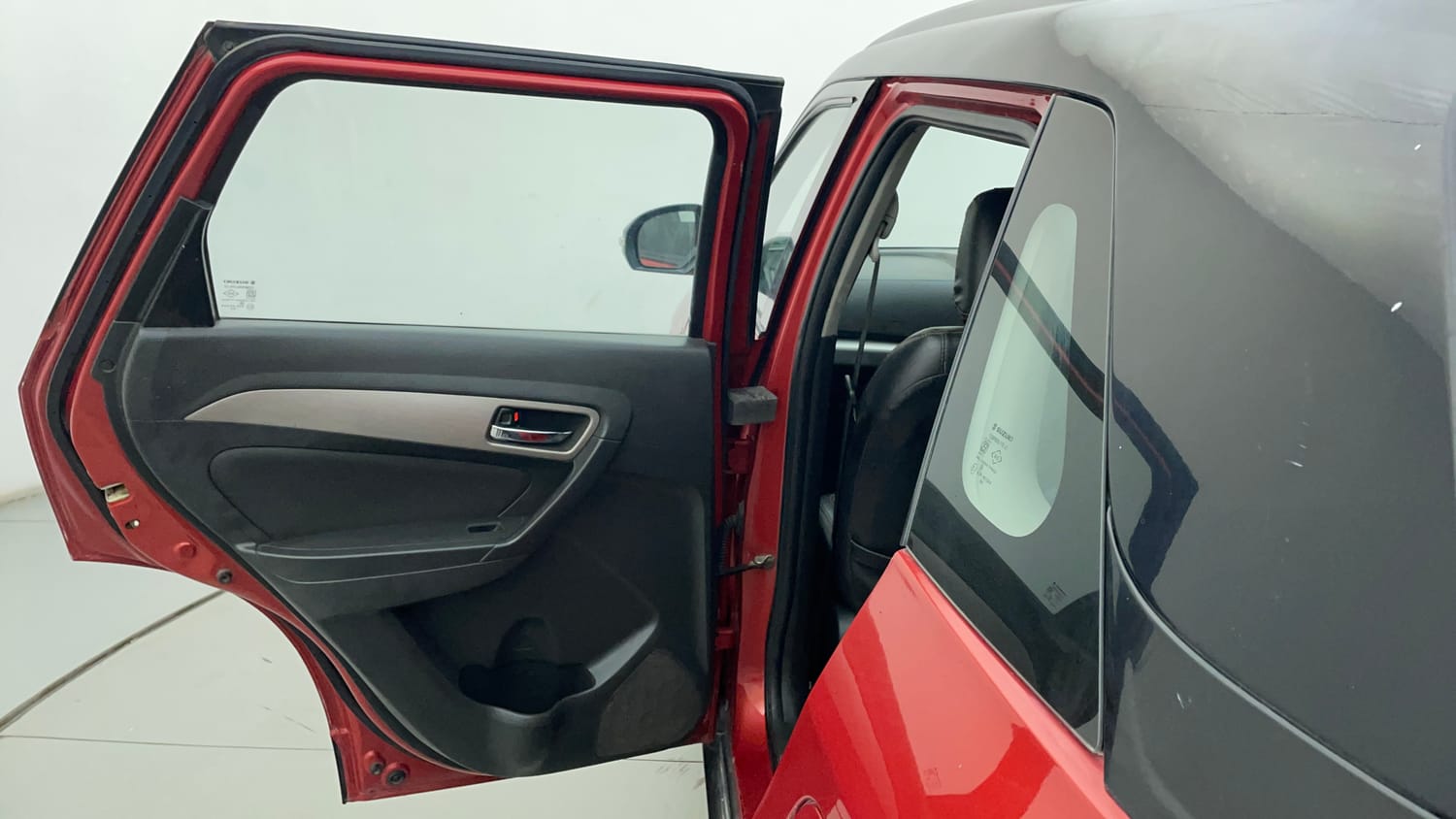 Used 2016 Maruti Suzuki Vitara Brezza ZDi+ Dual Tone Diesel Manual interior LEFT REAR DOOR OPEN VIEW