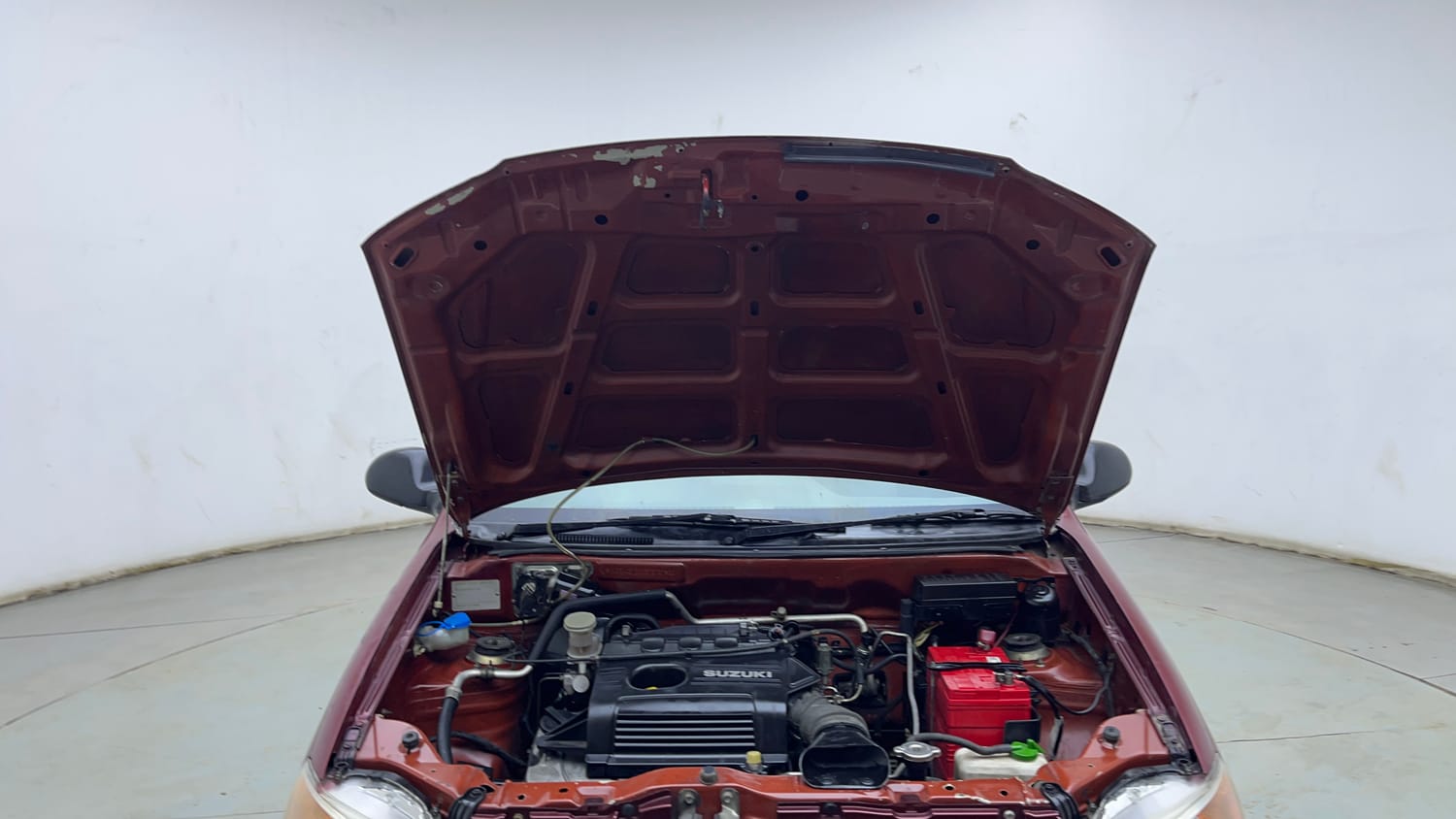 Used 2012 Maruti Suzuki Alto K10 VXi Petrol Manual engine ENGINE & BONNET OPEN FRONT VIEW