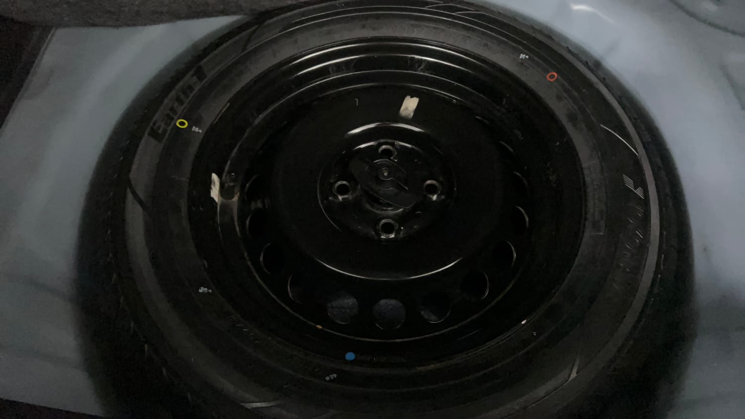 Used 2016 Maruti Suzuki Baleno Delta 1.2 Petrol Manual tyres SPARE TYRE VIEW