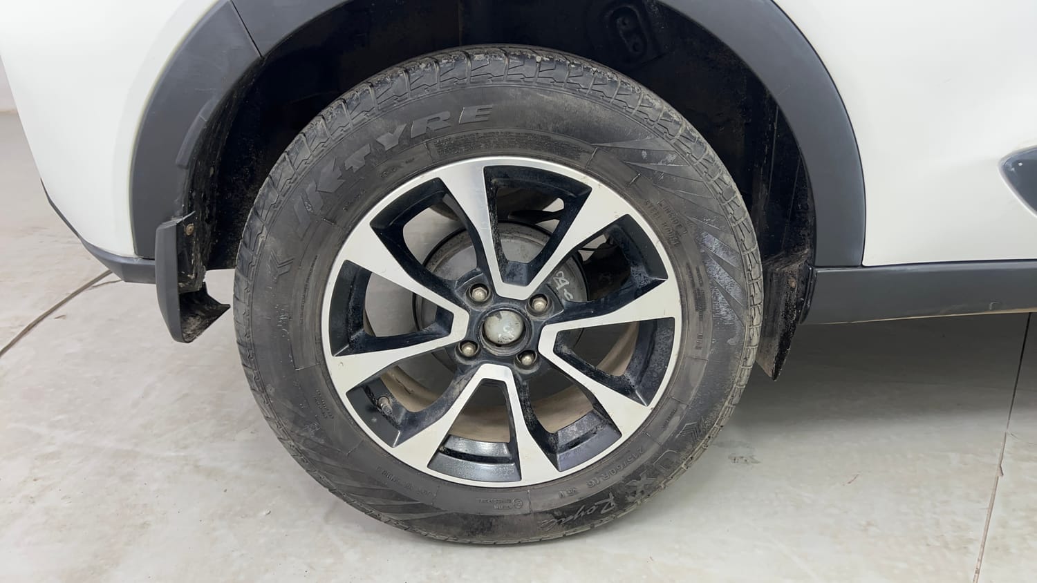 Used 2021 Tata Nexon XZ Plus (O) Diesel Diesel Manual tyres RIGHT REAR TYRE RIM VIEW