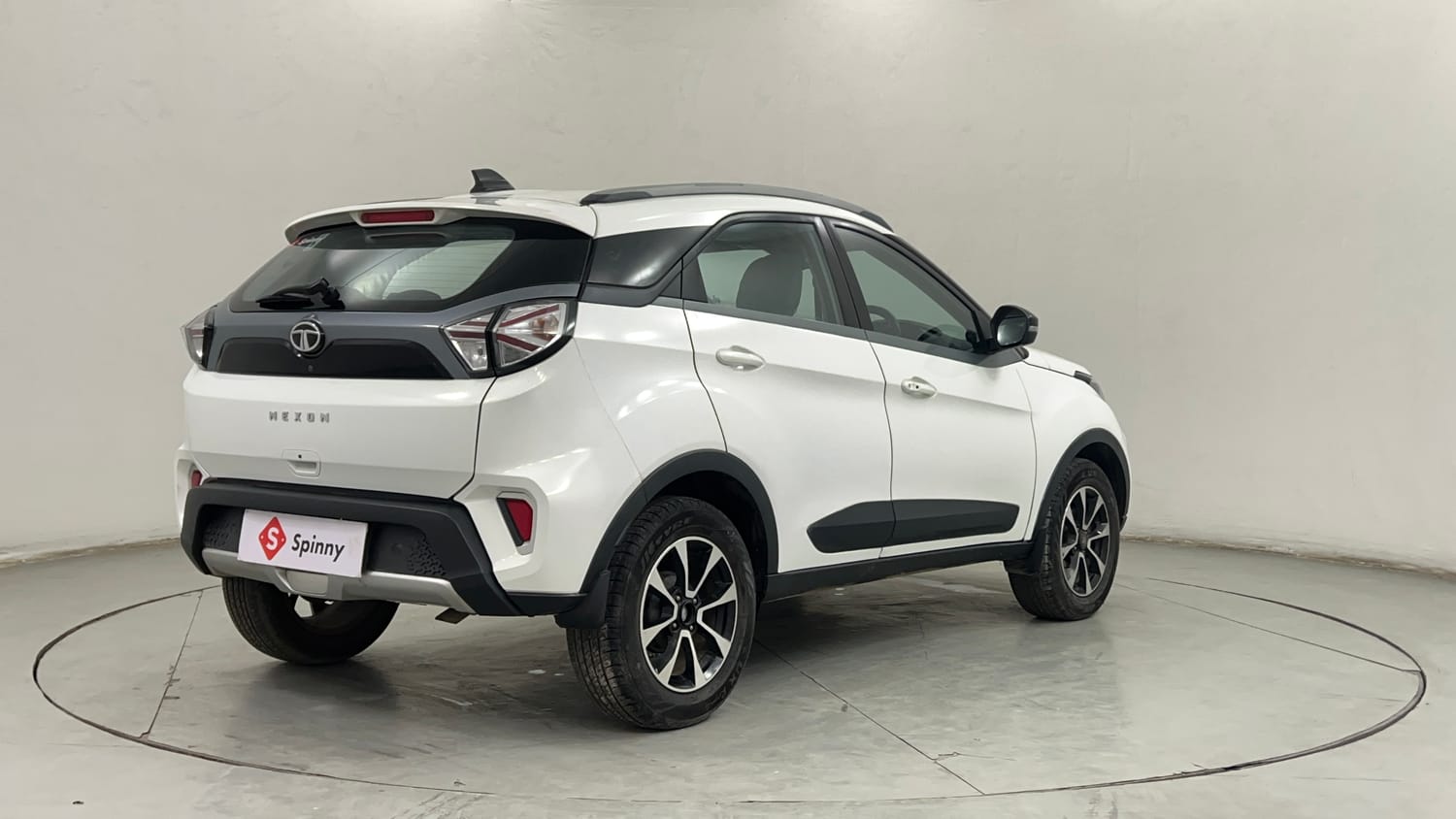 Used 2021 Tata Nexon XZ Plus (O) Diesel Diesel Manual exterior RIGHT REAR CORNER VIEW