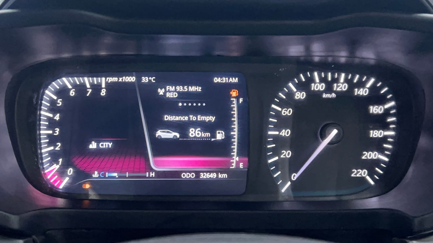 Used 2021 Tata Altroz XZ Plus Petrol Petrol Manual interior CLUSTERMETER VIEW