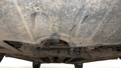 Used 2023 Hyundai Verna SX 1.5 Petrol MT Petrol Manual extra FRONT LEFT UNDERBODY VIEW