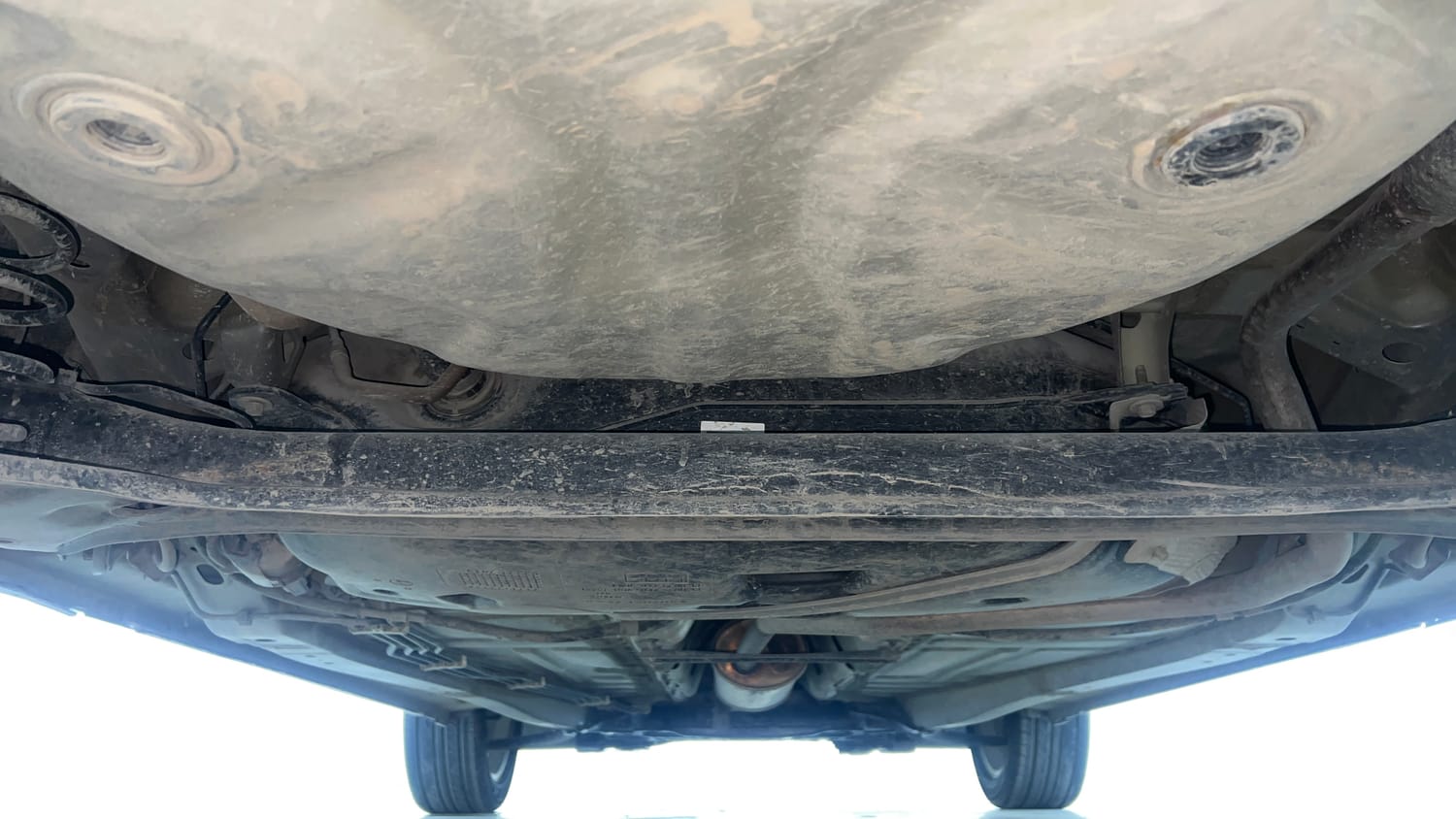 Used 2015 Maruti Suzuki Baleno Zeta 1.2 Petrol Manual extra REAR UNDERBODY VIEW (TAKEN FROM REAR)