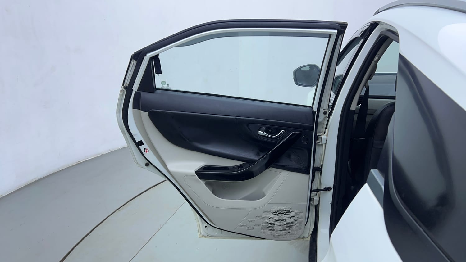 Used 2021 Tata Nexon XZA Plus (S) Petrol Automatic interior LEFT REAR DOOR OPEN VIEW