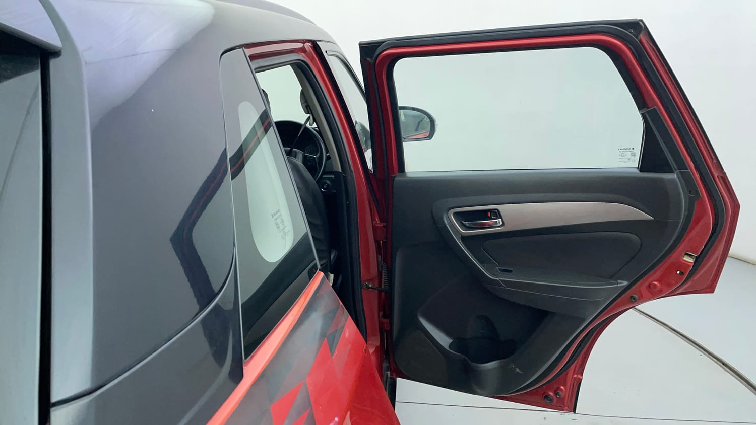 Used 2016 Maruti Suzuki Vitara Brezza ZDi+ Dual Tone Diesel Manual interior RIGHT REAR DOOR OPEN VIEW