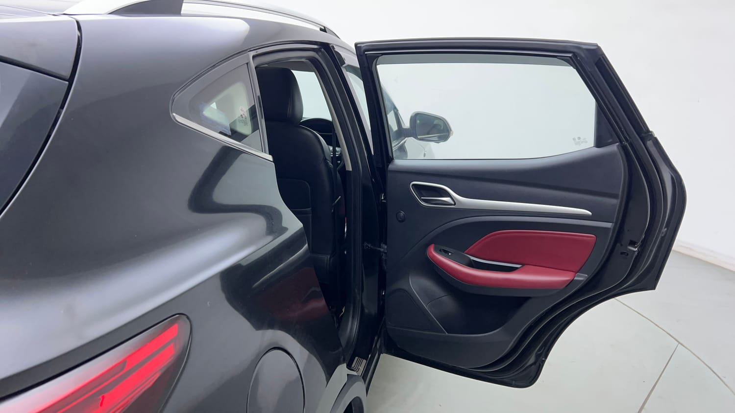 Used 2021 MG Motors Astor Savvy 1.3 Turbo AT S Red Petrol Automatic interior RIGHT REAR DOOR OPEN VIEW