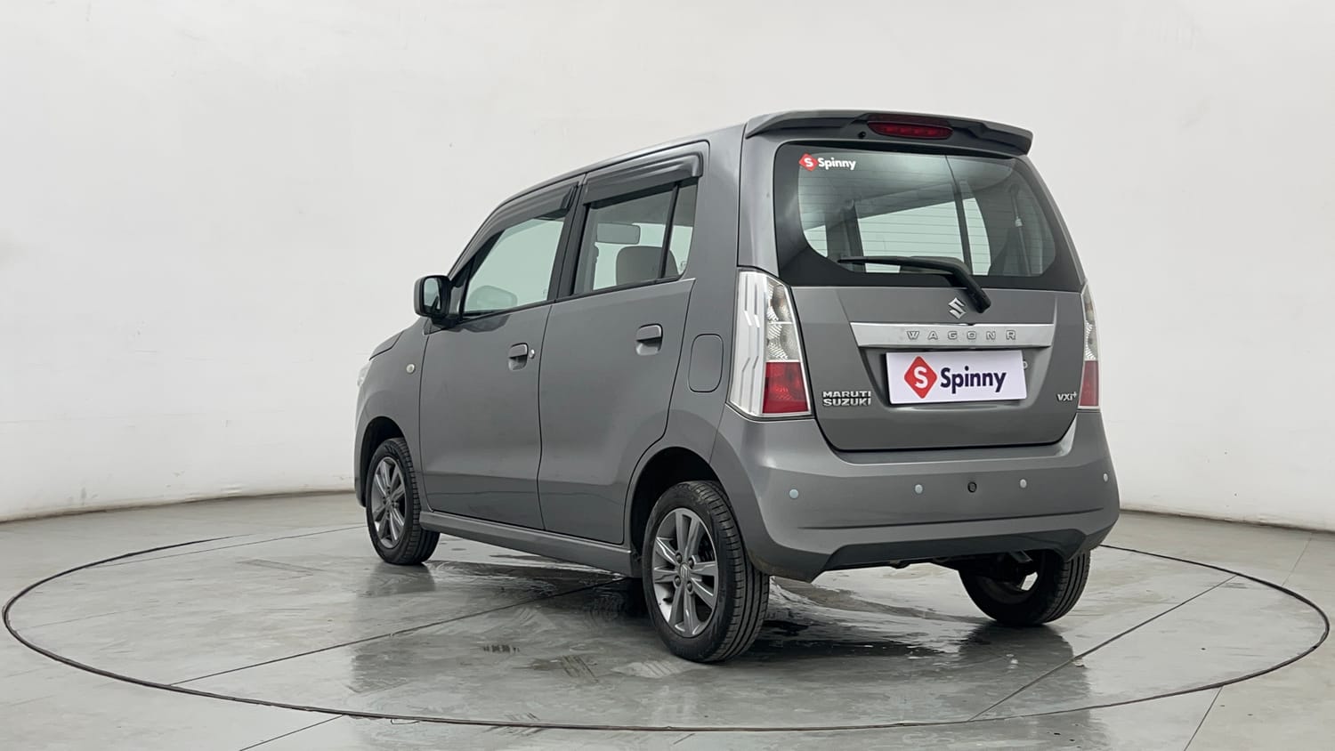 Used 2017 Maruti Suzuki Wagon R VXI+ Petrol Manual exterior LEFT REAR CORNER VIEW