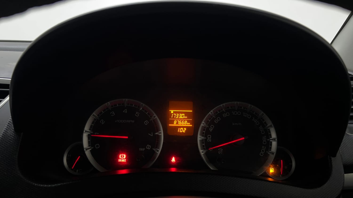 Used 2015 Maruti Suzuki Swift VXi Petrol Manual interior CLUSTERMETER VIEW