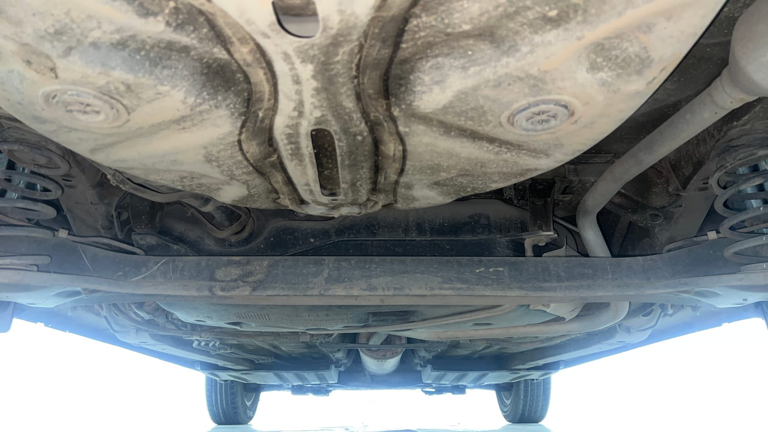 Used 2021 Maruti Suzuki Dzire ZXi Plus AGS Petrol Automatic extra REAR UNDERBODY VIEW (TAKEN FROM REAR)