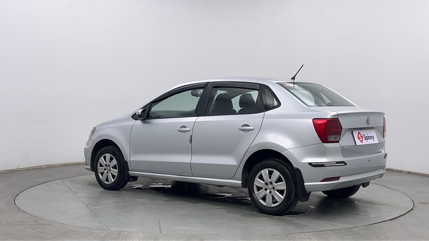 Used 2017 Volkswagen Ameo Trendline 1.2L (P) Petrol Manual exterior LEFT REAR CORNER VIEW