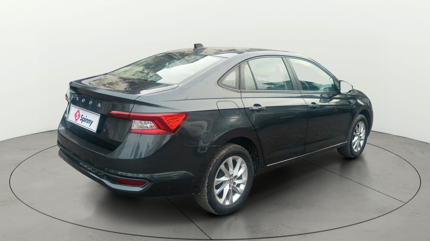 Used 2023 Skoda Slavia Ambition 1.0L TSI MT Petrol Manual exterior RIGHT REAR CORNER VIEW