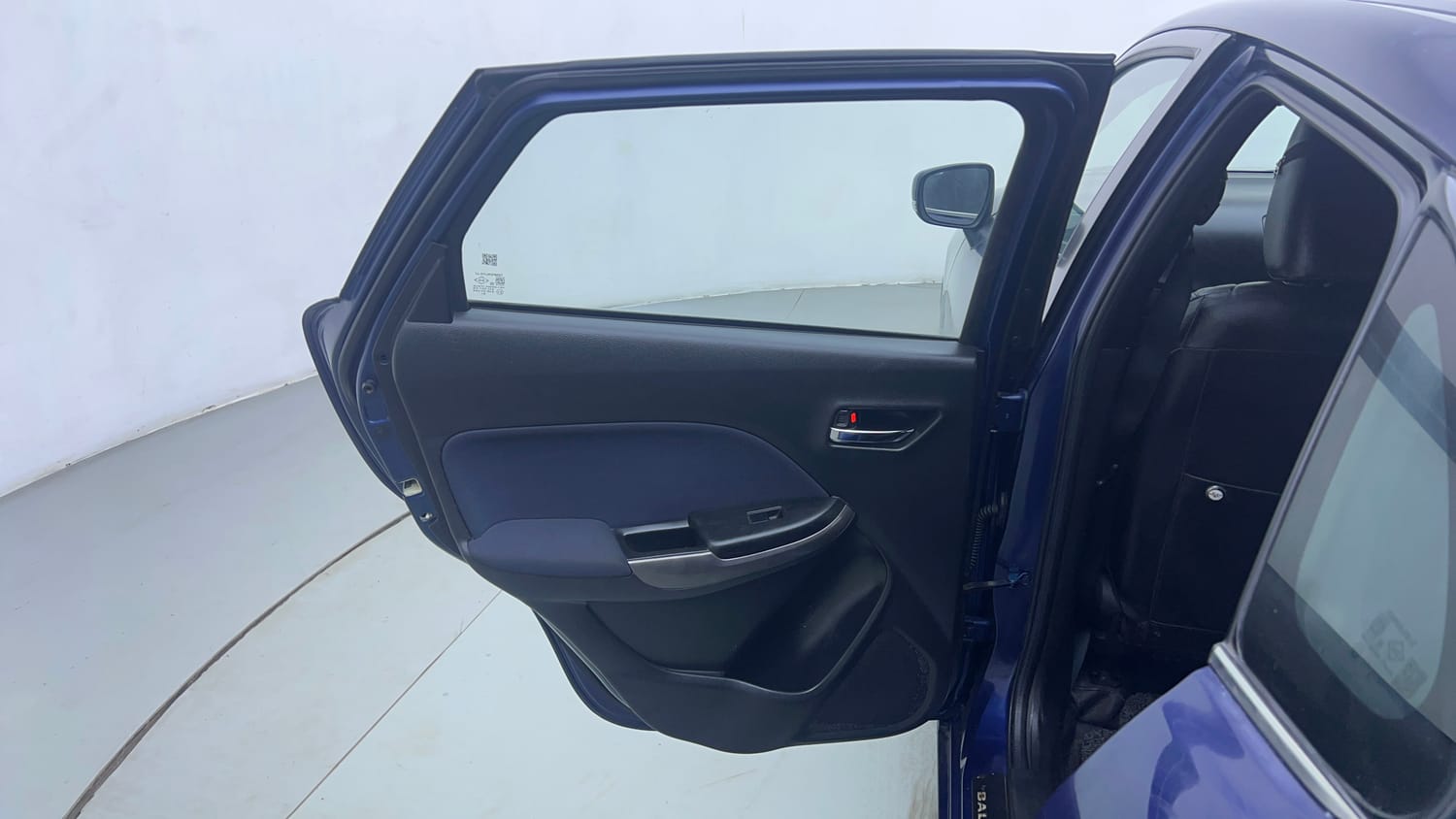 Used 2019 Maruti Suzuki Baleno Zeta Automatic Petrol Automatic interior LEFT REAR DOOR OPEN VIEW