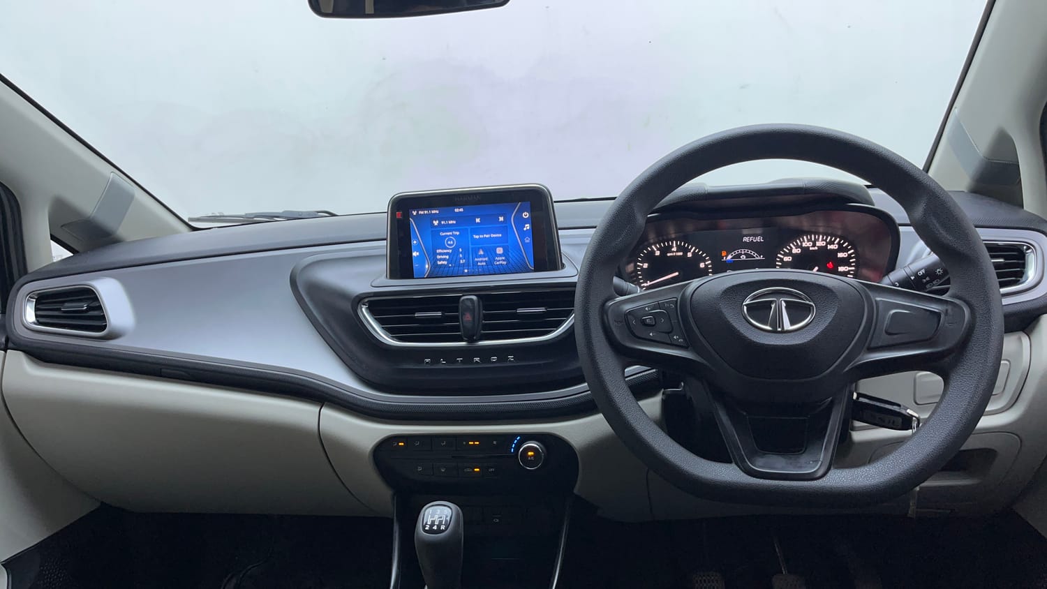 Used 2022 Tata Altroz XM Plus Petrol Petrol Manual interior DASHBOARD VIEW