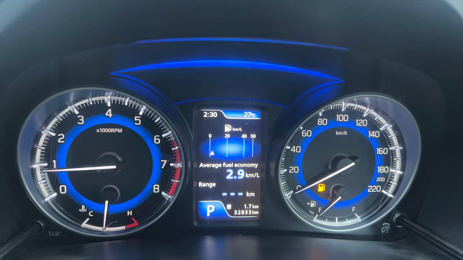 Used 2019 Maruti Suzuki Baleno Zeta Automatic Petrol Automatic interior CLUSTERMETER VIEW