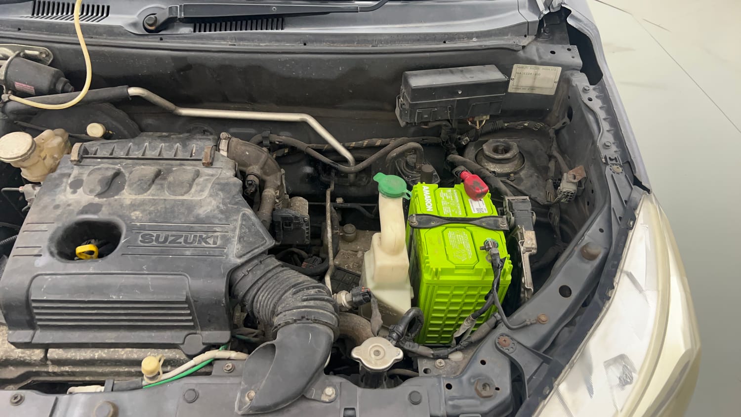 Used 2015 Maruti Suzuki Alto K10 VXi AMT Petrol Automatic engine ENGINE LEFT SIDE VIEW