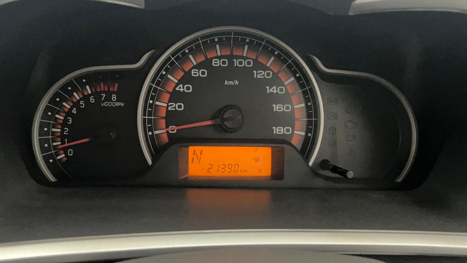 Used 2015 Maruti Suzuki Alto K10 VXi AMT Petrol Automatic interior CLUSTERMETER VIEW