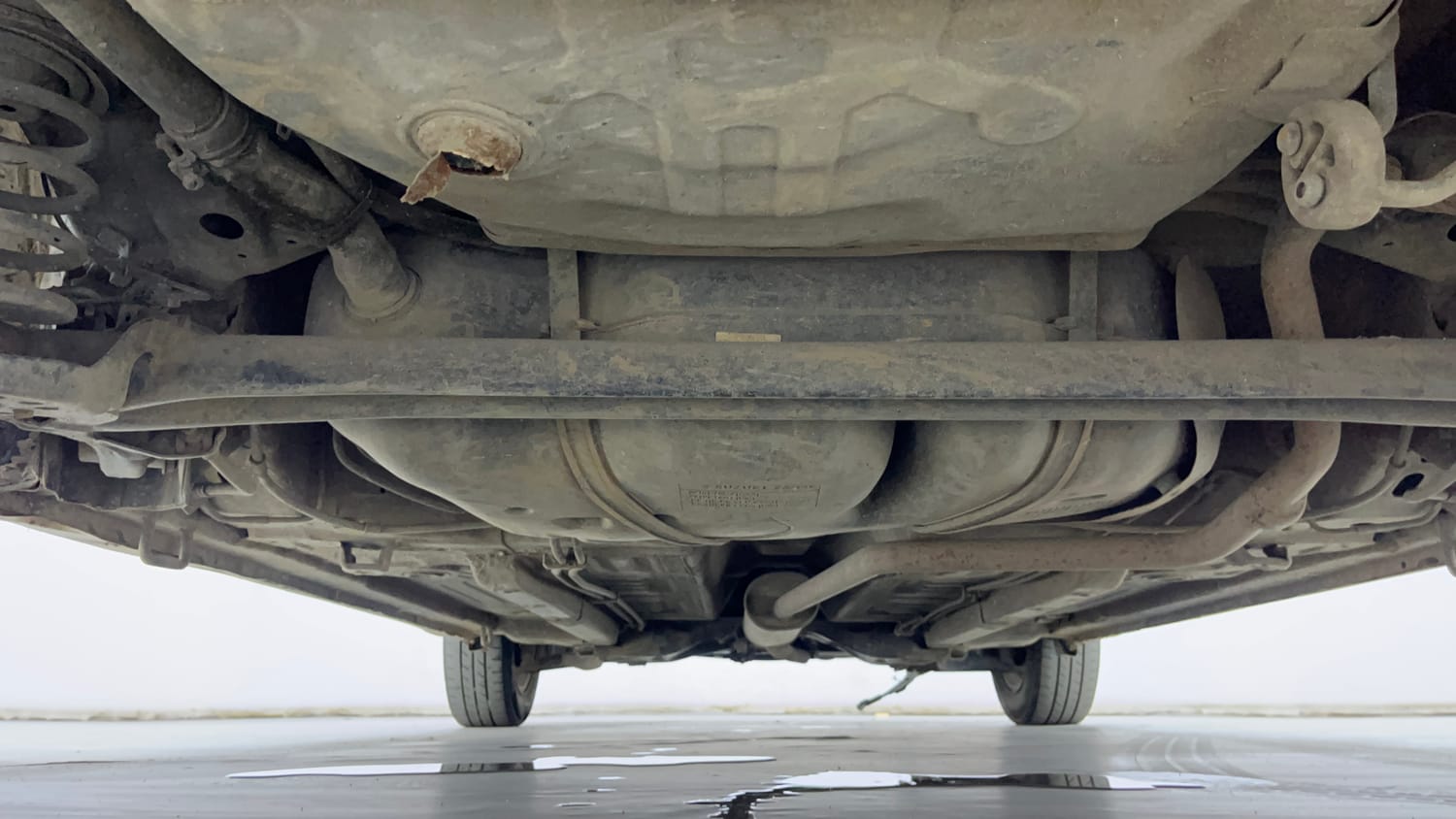 Used 2018 Maruti Suzuki Celerio X Zxi (Opt) Petrol Manual extra REAR UNDERBODY VIEW (TAKEN FROM REAR)