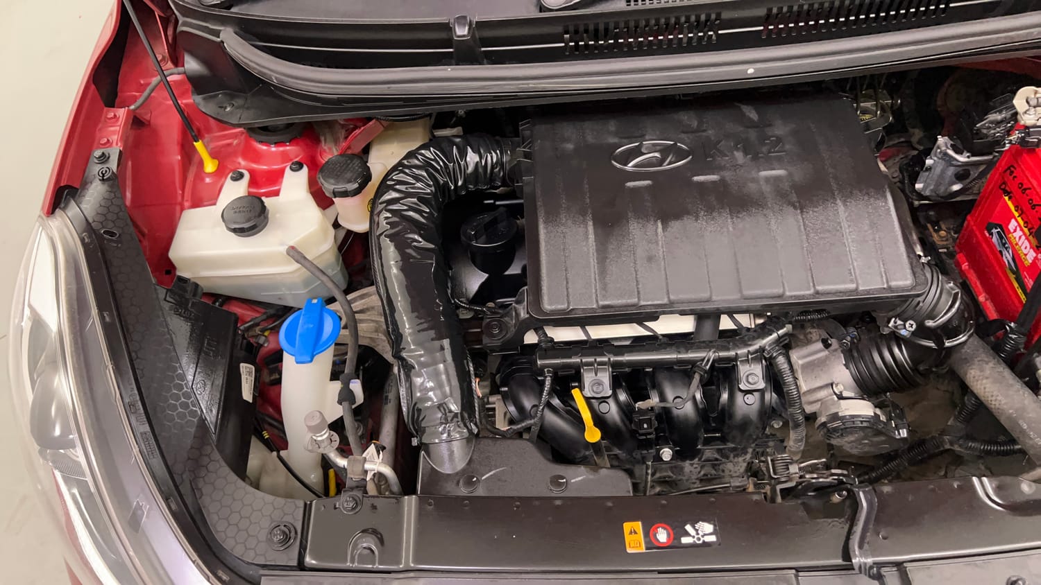 Used 2020 Hyundai Grand i10 Nios Sportz AMT 1.2 Kappa VTVT Petrol Automatic engine ENGINE RIGHT SIDE VIEW