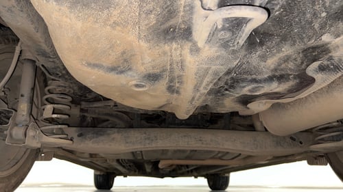 Used 2023 Hyundai Verna SX 1.5 Petrol MT Petrol Manual extra REAR UNDERBODY VIEW (TAKEN FROM REAR)
