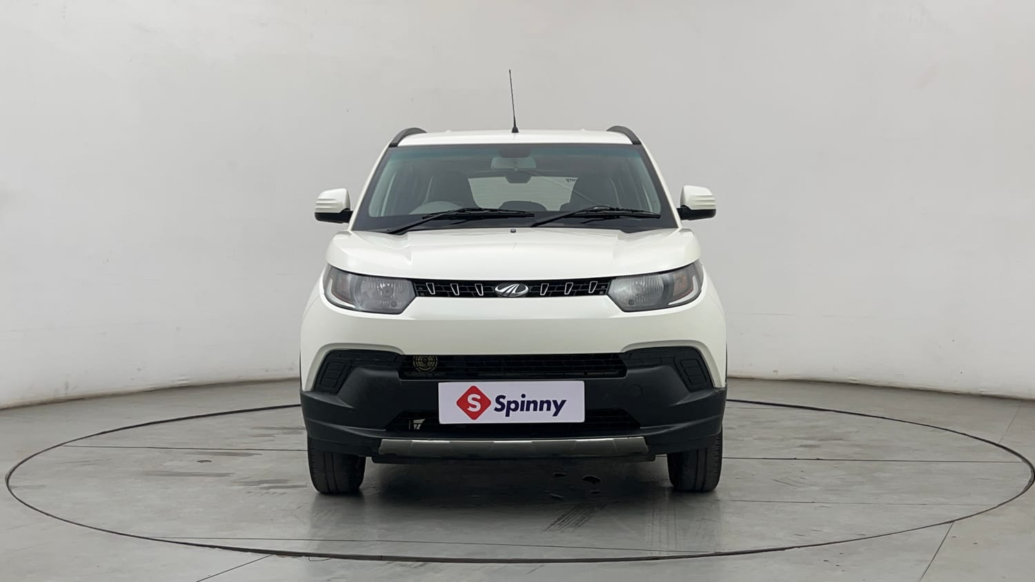 Used 2017 Mahindra KUV100 K6 6 STR Petrol Manual exterior FRONT VIEW